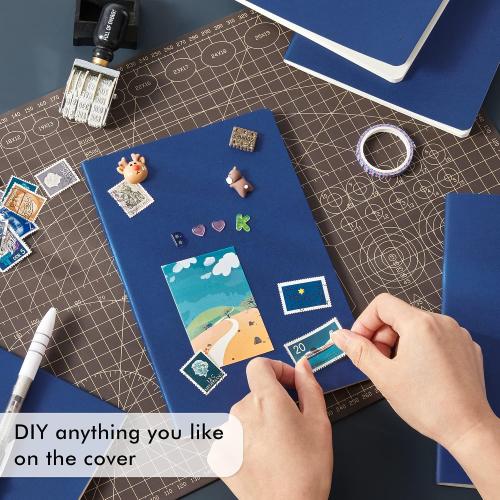 NAVY feela 16 Pack Soft Cover Journal Bulk, Lined Notebooks College Ruled for Work for Women Girl Writing, Blank Travel Journal Note Taking Notebook School Business Supplies