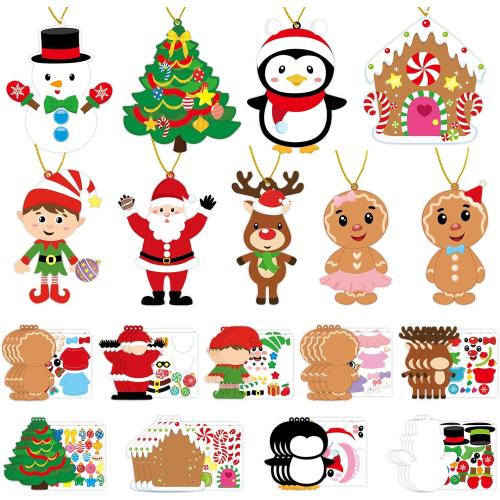 ceiba tree Christmas Ornament Crafts for Kids Christmas Cards and Stickers Make Your Own Ornament Craft Kit for Kids