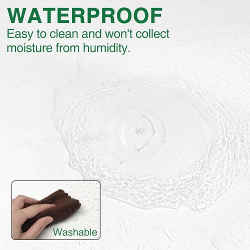 Smooth Drop Ceiling Tiles 2ft x 2ft for T-Bar Ceiling Systems – PVC Ceiling Tiles with No Sag, Waterproof & Fire-Rated – Easy Drop-in Replacement, White, 12-Pack (Covers 48 Sq. Ft)