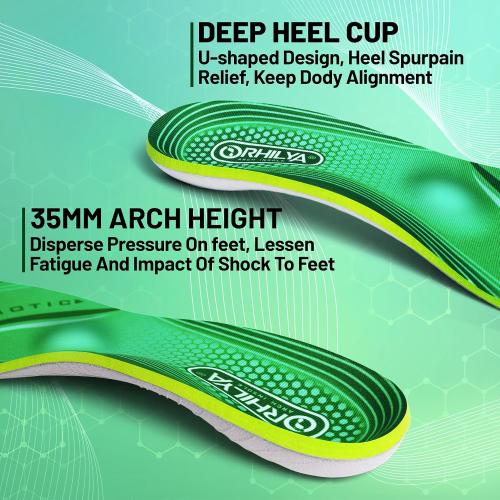 220lbs  Metatarsal Insole Arch Support Plantar Fasciitis Relief | Metatarsalgia Orthotic Men Women Long Time Standing All Day Pad Flat Feet Heel Comfort Work Boot Shoe Inserts,290MM Size 10