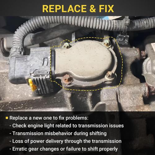 AE8Z-7C604-A Automatic Transmission Clutch Actuator A/B for 2012 2013 2014 2015 2016 2017 2018 Ford Focus SE SEL & 2011-2019 Ford Fiesta,Shift Interlock Solenoid AE8Z-7C604 AE8Z7C604A