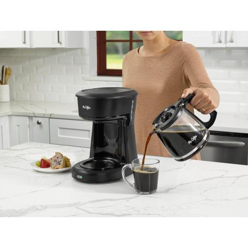 Mr. Coffee 12-Cup Replacement Carafe – Compatible with Mr. Coffee 12 Cup Machines, Glass Pot with Black Handle