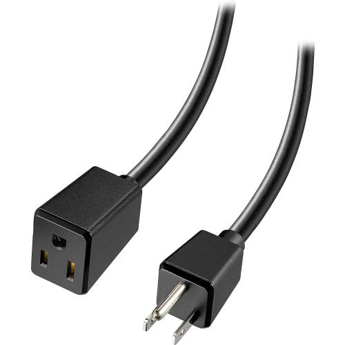Insignia - 25' Extension Power Cord - Black
