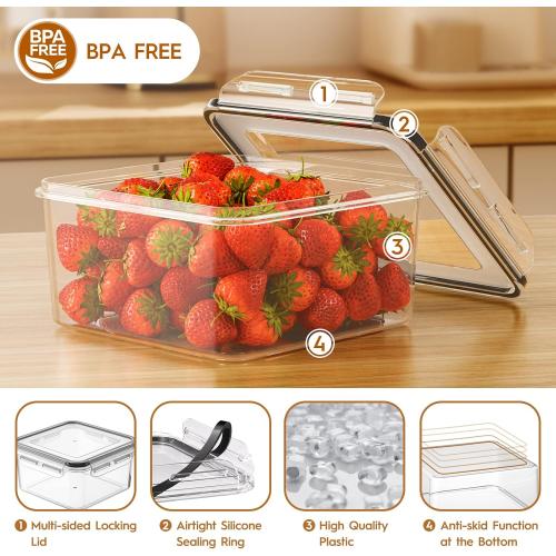 40 PCS Food Storage Containers with Lids Airtight (20 Containers & 20 Lids), Leak proof Meal Prep Container Set for Kitchen Storage, BPA-free, PVC-free Plastic, Microwave/Dishwasher Safe, Labels & Pen