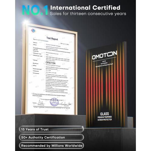 OMOTON Screen Protector for Ford Explorer 2020-2024, (XLT/ST-Line/Limited/Timberline/ST/Platinum/King Ranch) 10.1 Inch Touchscreen Accessories 9H Hardness Tempered Glass, Anti-Scratch, HD Clear