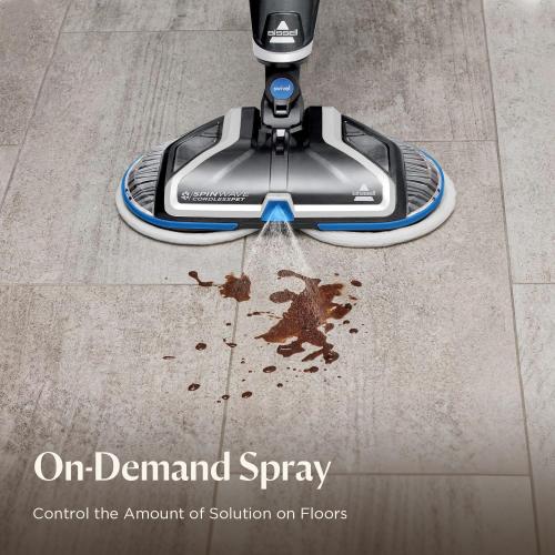 BISSELL Spinwave Cordless Hard Floor Expert Spin Mop Cleaner 18V with washable mop pads for sealed hard floors