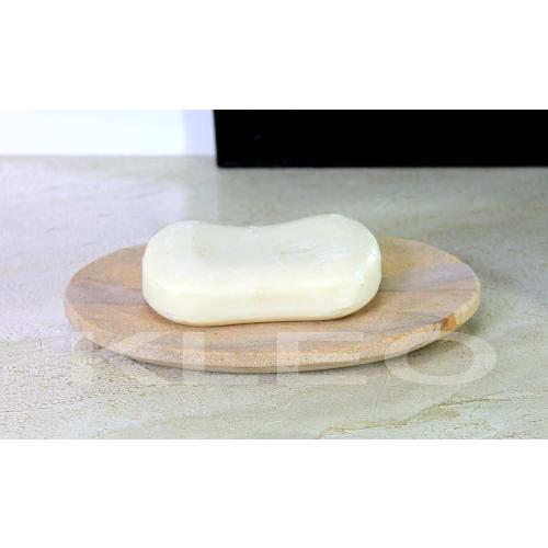Stonkraft Natural Water Absorbent & Rigged Soap Dish Soap Holder Made of Natural Stone - Unique Bath Bathroom Accessories (Oval)