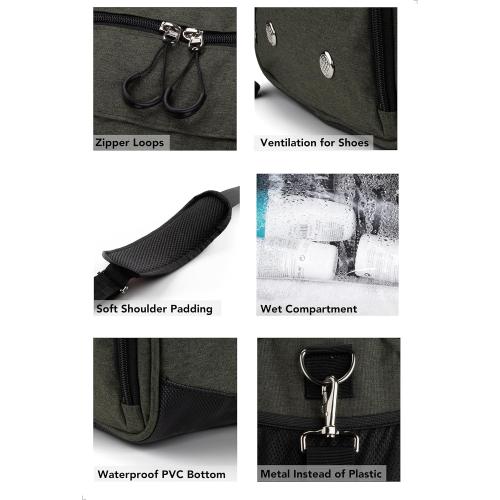 Fitgriff® Gym Bag for Men & Women with Shoe & Wet Compartment - Duffle Bag for Travel, Sports, Fitness & Workout