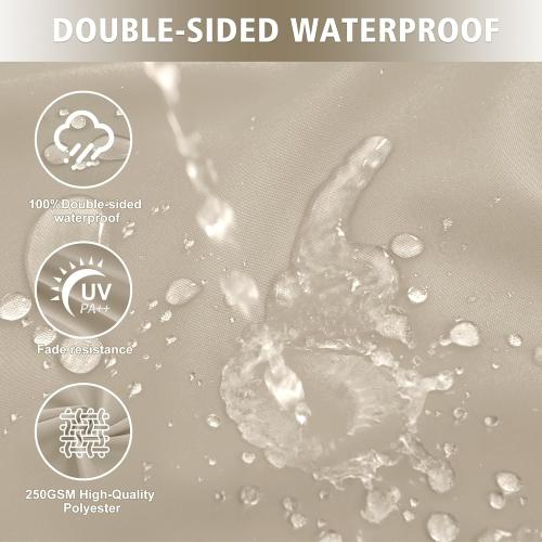 Chaise Lounge Cushion 72x21x3 Inch ?Set of 4 Outdoor Lounge Chair Cushions, Lounger Pad Replacement with Fade-Resistant, Removable & Machine-Washable Covers, Ideal for Patio Chaise Chairs, Cream