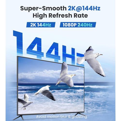 Warrky 4K 60Hz USB C to HDMI Cable 3.3ft [Anti-Interference Gold-Plated Plugs] Aluminum Type-C to HDMI 2.0 Cord, Thunderbolt 3/4/5 Compatible for iPhone 15/16 Series, MacBook, iMac, iPad Pro, Galaxy