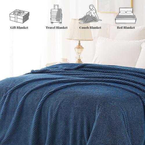 large Fuzzy  Blanket for Bed, Fluffy Soft Jacquard Blankets for All Season, Lightweight and Cozy
