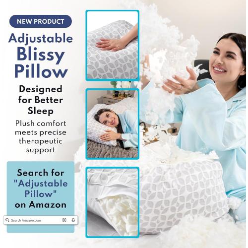Blissy Silk Pillowcase - 100% Pure Mulberry Silk - 22 Momme 6A High-Grade Fibers - Silk Pillow Cover for Hair & Skin - Regular, Queen & King (Blissy White, Queen)