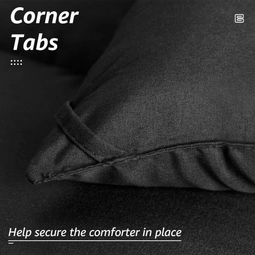 Comforter, All Season Down Alternative Duvet Insert, Winter Warm Quilted Bed Comforter,Machine Washable, Dark Grey,