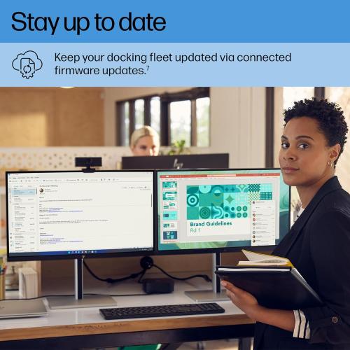 HP USB-C Dock G5-11-in-1 Adapter for Both USB-C and Thunderbolt-Enabled Laptops, PCs, & Notebooks - Single Cable for Charging, Networking, or Data Transfers - Great for Secure & Remote Management