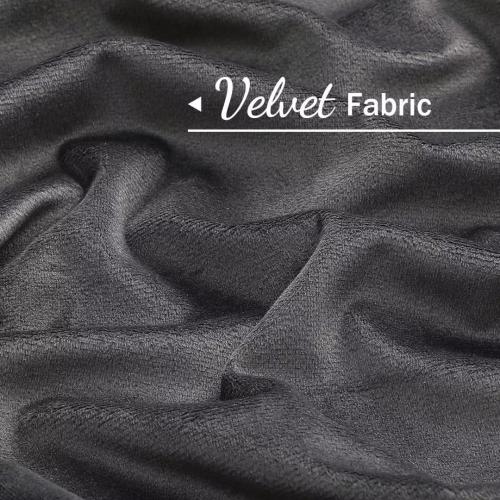2 Panels Dark Grey Velvet Curtains 120 Inches for Bedroom, Thermal Insulated Blackout Curtains- Room Darkening Sun Blocking Rod Pocket Window Drapes for Living Room, 2 Panels, 52 x 120 Inches