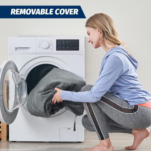 GREY CYMULA CertiPUR-US Memory Foam Camping Mattress Pad, Portable Foam Sleeping Pad for Camping, Roll up Sleeping Mat for Adults Guest Floor Bed for Sleepover, Car, Tent SUV Cot Mattress