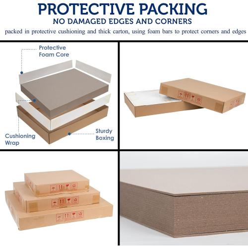 Heavy-Duty Chipboard Sheets 16 x 20 in - 80 PT (2mm) Thick - 20 Large Sheets of Chip Board for Binding Covers, Book Boards, Backing and Crafts - Sturdy Alternative to Thin Cardboard Sheets