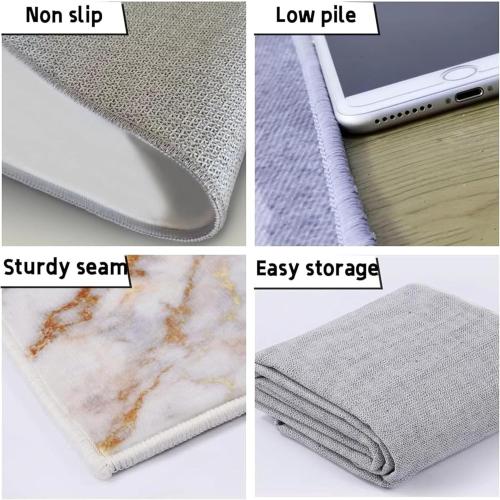 3x4 Modern Geometric Area Rug, Black Carpet, Red Border Line Design, with Non-Slip Backing, Stain Resistant and Washable, Suitable for Bedroom, Living Room, Kitchen, Hallway, Entryway Rug