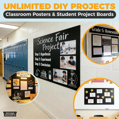 10-Pack Poster Board 24x36 Corrugated Plastic Sheets - 4mm, Extra Large Waterproof Blank Yard Sign for DIY Projects, Printing, Crafts, Presentations, Outdoor Displays, Signs - Black