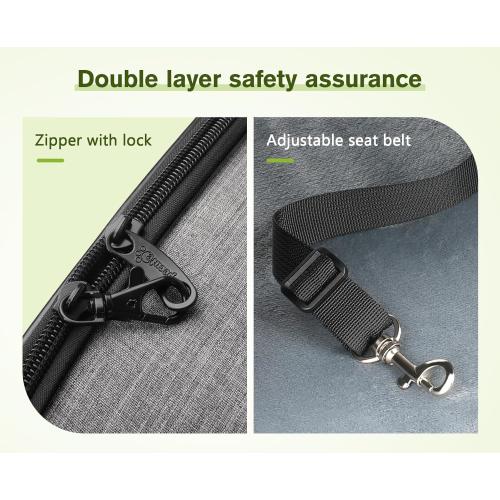 Pecute Pet Carrier Backpack, Large Cat Carrier Backpack Hold Up to 22 Lbs, Expandable cat Backpack with Breathable Mesh for Medium Dogs Cats, or 2 Small Pets, Dog Backpack Carrier for Travel Hiking