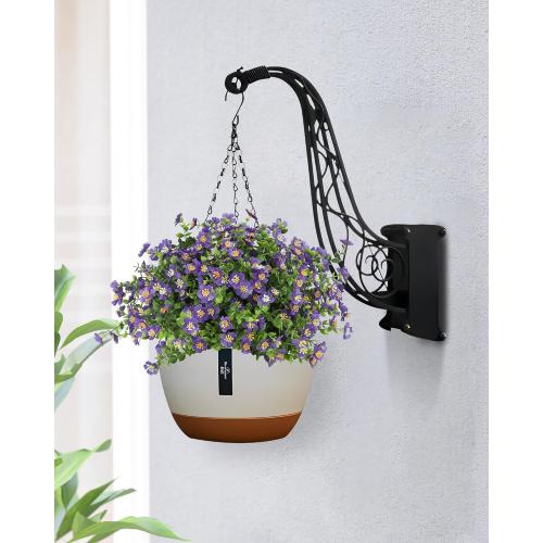 Fake Garden Flowers, 12 Bundles Artificial Flowers for Outdoor Front Porch Home Kitchen Bedroom Garden Patio Festival Decoration -Purple