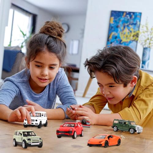 Hooqict Metal Die Cast Toy Car Set of 5, Openable Doors Pull Back Car for Kids Boys Age 3 4 5 6 7 8, Racing Car Party Favors Mini Toy Car for Pinata Stuffers, Goodie Bag Stuffers, Birthday Gifts