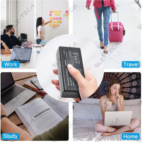 Black SLE-TECH Universal 65W Laptop Charger USB C Compatible with Hp Chroembook Lenovo Thinkpad/Yoga Dell Chromebook 3100 Asus,Samsung,Acer,Google Series Type C Power Cord