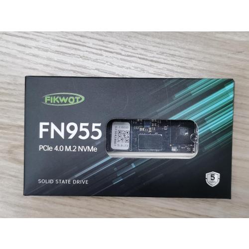 FN955 1TB NVMe SSD M.2 2280 PCIe Gen4x4, Up to 7300MB/s, 3D NAND TLC Flash Internal Solid State Drive, Configure SLC Cache, Storage and Memory Expansion for PS5 Laptop Desktop