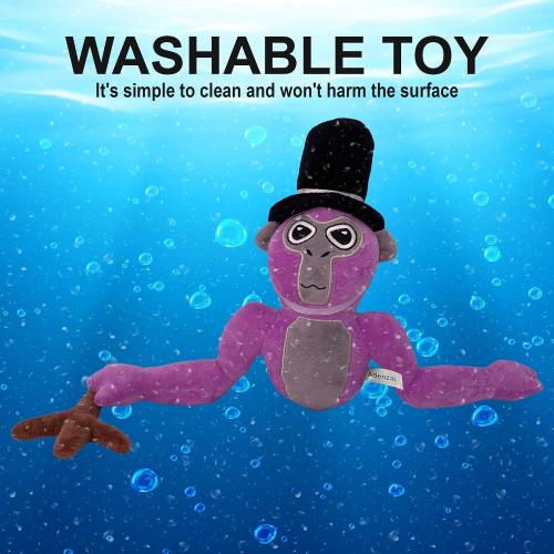 Monkey Plush - Stuffed Animal for Game Fans, Ideal for Birthday Parties Cute Halloween Plush Toy – Soft Stuffed Animal Plushie, Gift for Kids & Adults Party (Purple)