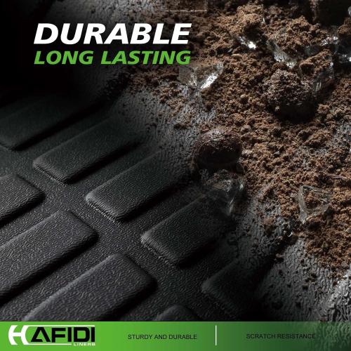 Floor Mats Custom for Nissan Murano 2024 2023 2022 2021 2020 2019 2018 2017.5 All Weather Protection TPE Heavy Duty Non-Slip Automotive Floor Liners Fits Front& 2nd Row Set Accessories, Black