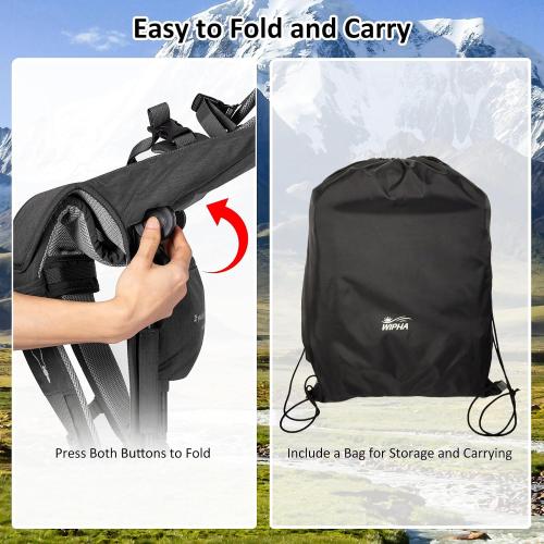 WIPHA Toddler Hiking Backpack Carrier, Lightweight Child Carrier Sunshade