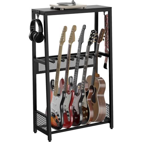 Guitar Stand, Guitar Rack for Acoustic Guitar,Bass,Electric Guitar, Thickened and Weighted Multi-Guitar Stand Floor，for Home Music Studio