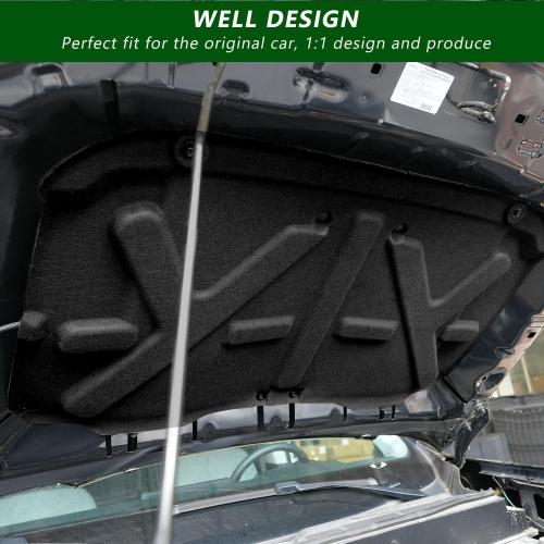 xipoqix Hood Insulation Pad Compatible with 2022-2025 Ford Maverick