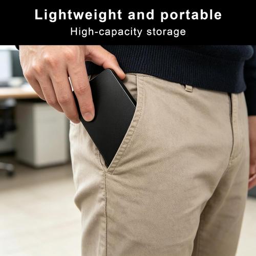 External Hard Drive 1 TB, Portable Hard Drive,USB 3.0/USB C