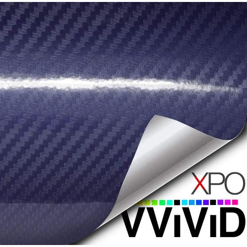 VViViD Epoxy 5D Carbon Dark Blue Vinyl Wrap (3ft x 5ft)