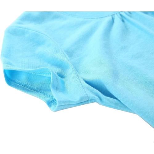 size 10/12- Bienzoe Girls Short Sleeve T-Shirt: Kids Aged ,Cute Crewneck Tee 3pcs Pack - Breathable Tops for Beach Trip Outdoor Play