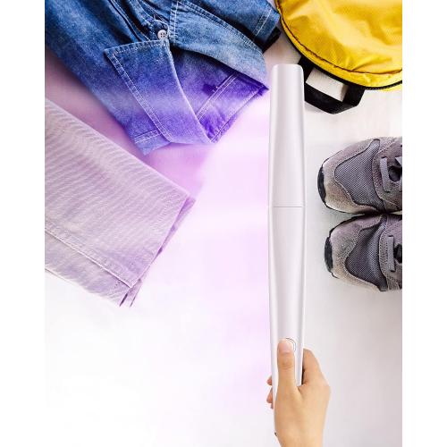 UV Light Sanitizer Wand, Portable UVC Light Disinfector Lamp Chargable Foldable UV Wand for Home Hotel Travel with 20 UV-C LED Beads