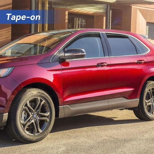 Window Visors Rain Guards Shield for 2015-2025 Ford Edge, Out-Channel Window Vent Wind Deflectors Visors Shades for 15-25 Edge