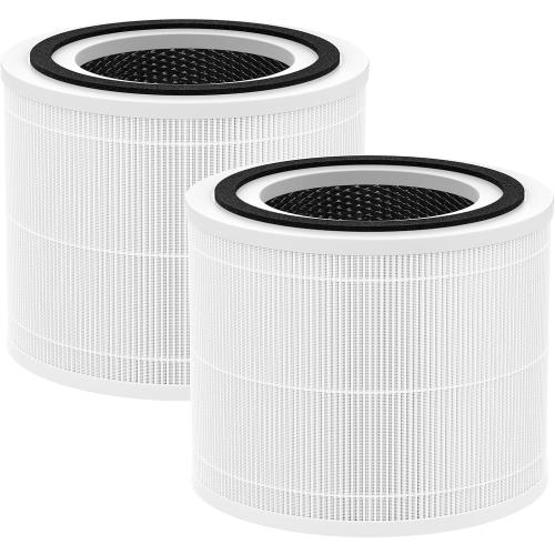 240 HEPA Replacement Filter Compatible with Puroair 240 Air Purifier, 3 in 1 Grade Filtration HEPA 14 with Activated Carbon for 99.97% Air Pollutants Home Room, 240 Replacement HP-14 Filter, 2 Pack