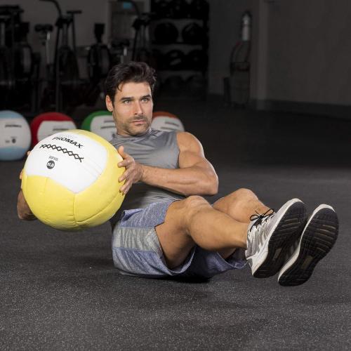 Champion Sports Rhino Slam Ball, 4-30 lb. Non-Slip Grip, Weightlifting, Crossfit, Home Gym, Fitness, 14 Diameter Balls, Optional Storage Rack/Tree Sold Separately