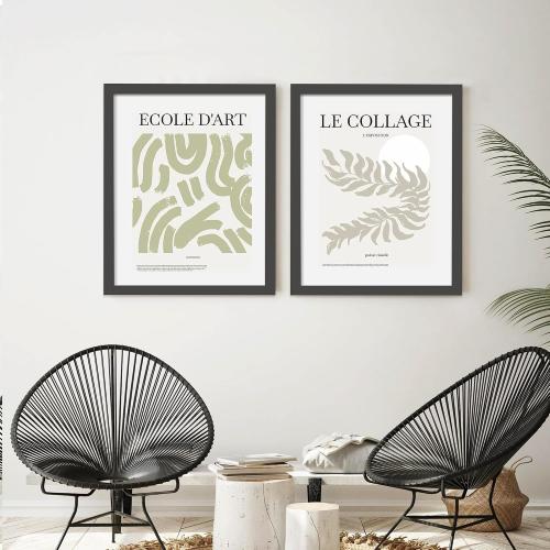 Picrit 24x30 Picture Frame 3 Pack, Black Poster Frame, Display Poster 18 x 24 with Mat or 24x30 without Mat for Horizontal or Vertical Wall Mounting