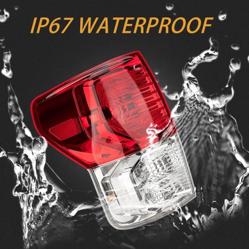 Tail Light Assembly Compatible With 2010-2013 Toyota Tundra Left Driver Side Rear Brake Lamps Wiring Harness Replaces# 815600C070 815500C090 815600C090 TO2800165 TO2800183