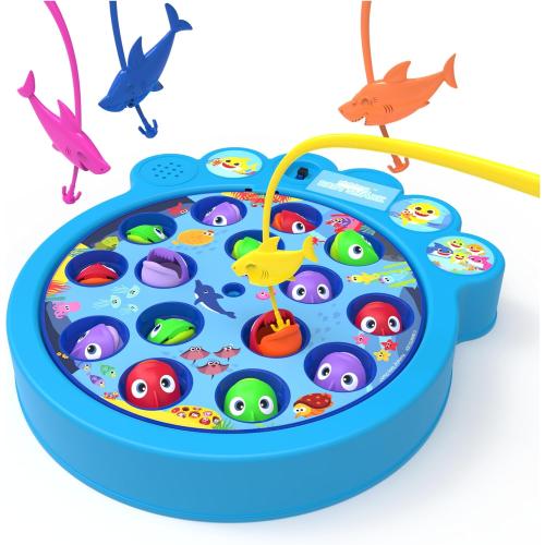 Spin Master Cardinal Games 6054916 Baby Shark Gone Fishing Game, Multi Colour, Ages 4