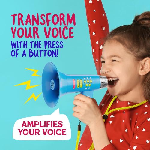 Mini Explorer Voice Changer for Kids for Kids - Voice Changing Device for Boys & Girls Ages 3-8  Olds Birthday Gifts for 3, 4, 5, 7, 8 Year Old Boy - Toys Gift Ideas for Kid, Toddler