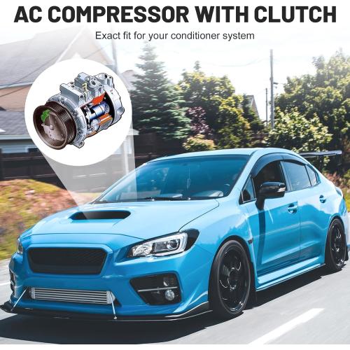 New AC Air Condition Compressor with Clutch for Dodge Caliber 2009-2012 2.0L 2.4L, for Jeep Compass 2009-2017 2.0L, for Jeep Patriot 2009-2017 2.4L 158388 140667C