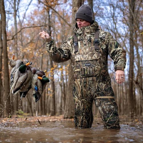 Size 11 TIDEWE Chest Waders, Hunting Waders for Men with Insulation, Waterproof Neoprene Camo Bootfoot Wader