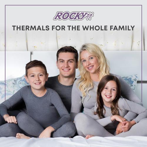 Rocky Thermal Underwear for Women, Long Johns Fleece Lined Set, Shirt & Pants, Base Layer w/Leggings/Bottoms Ski/Extreme Cold