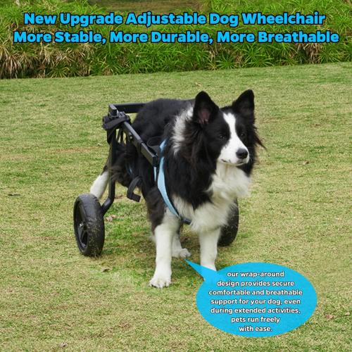 Dog Wheelchair for Back Legs, Dog Wheelchair Cart, Doggy/cat Wheelchairs with Disabled Hind Legs Walking, Mobility Aids for Medium Large Pets Hind Limbs,Dogs Cart with Wheels,Light Weight,L