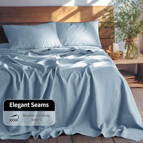Linen set blue