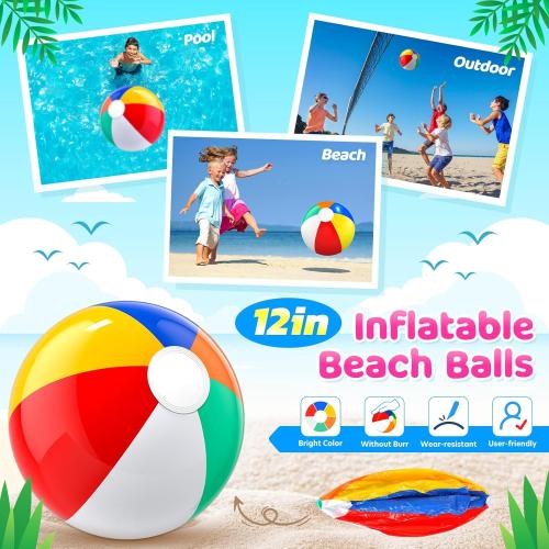 Pool Party Favors and Beach Party Favors - 120 PCS Party Bag Stuffers Including Beach Balls, Summer Theme Straws, Bubble Wands, and more for Beach Pool Party Favors, Birthday Party Supplies 4-8 8-12 - missing parts